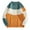 Orange-I, variant on Utoimkio 2023 Men's Color Block Oversized Knitted Sweater Casual Loose Sweatshirts Long Sleeve Crewneck Warm Jumper Tops