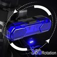 thumbnail image 1 of Paquete de 2 luces traseras de bicicleta recargables por USB a prueba de agua con 4 modos de iluminación para ciclismo Safetyred + blue Banban, 1 of 2