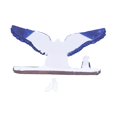thumbnail image 1 of Angel Wing Statues Decoration Tridimensional Resin Crafts Background Ornaments for HomeBlue L 20, 1 of 5