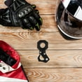 thumbnail image 4 of BESTYASH Gancho Para Equipaje De Motocicleta De Aluminio Negro Resistente Y Plegable Para Uso En Manillar, 4 of 8