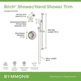 thumbnail image 3 of Symmons S5998STN15TRM Birch Shower Only Trim Package - Nickel, 3 of 5