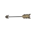 thumbnail image 2 of Cheungs Large Decorative Arrow Wall Decor With Bronze Tone, 2 of 5