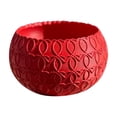 thumbnail image 2 of Hogloyecr Candy Bowl | Valentine's Day Flower Vase - Heart Pattern Buffet Containers | for Home Living Room Kitchen Restaurant Holiday Party Gathering Red, 2 of 3