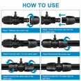 thumbnail image 3 of 1/2 to 1/4 Drip Irrigation Fittings,25Pack Barbed Tee 1/2Inch Drip Irrigation Tubing to 1/4Inch Irrigation Tube Fitting, 3 of 5