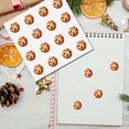 thumbnail image 4 of 128 pegatinas de galletas para álbumes de recortes, pequeñas pegatinas amarillas a granel, redondas, autoadhesivas, impermeables., 4 of 9