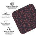 thumbnail image 4 of Lsque Red Hearts Pattern 4" Drink Coasters Set of 6, Leather Absorbent Coasters, Table Coaster Set Decorative Coffee Cup Coasters Housewarming Gift,Square, 4 of 7