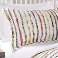 thumbnail image 5 of Global Trends Georgina Floral Quilted 100% Cotton Pillow Sham, Standard 20" x 26", 5 of 6