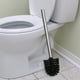 thumbnail image 3 of GOOHOCHY 2 cabezales de repuesto para cepillo de inodoro con cerdas rígidas para limpieza de baño, universales, para baños de casa y hotel, color negro., 3 of 7