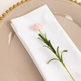 thumbnail image 3 of Balsa Circle 5 White Premium 20x20 in Scuba Polyester Dinner Table Cloth Napkins Party Events Decorations Supplies, 3 of 8
