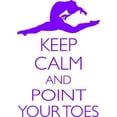 thumbnail image 1 of Vinyl Wall Decal: Keep Calm Gymnast Sticker | Gymnastics Vinyl Wall Decal | 20"x14" [CK108], 1 of 4