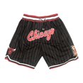 thumbnail image 2 of Pantalones cortos de baloncesto cortos con cordón bordado retro Bulls Pantalones cortos de entrenamiento, 2 of 4