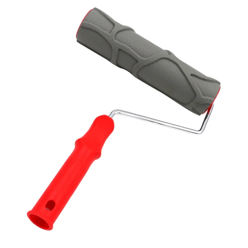 New Stone Texture Rubber Painting Roller Hand Tool F/ Home DIY Wall Decor