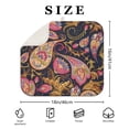thumbnail image 4 of Chic Paisley Pattern Kitchen Drying Mat Super Absorbent Microfiber Pad Floral Geometric Print Heat Resistant Foldable & Reusable, 4 of 5