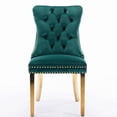 thumbnail image 2 of Velvet Upholstered Chairs | Suitable for Casual Meals | Golden Plating and Foam Filling | Solves Unstable Seating, 2 of 7