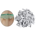 thumbnail image 3 of 60 Pcs Piquets d'Étagère, Épingles d'Étagère en Métal Premium 5mm, Clips d'Étagère en Forme de Cuillère, Piquets de Support d'Étagère pour Étagères Placard Armoire, 3 of 8