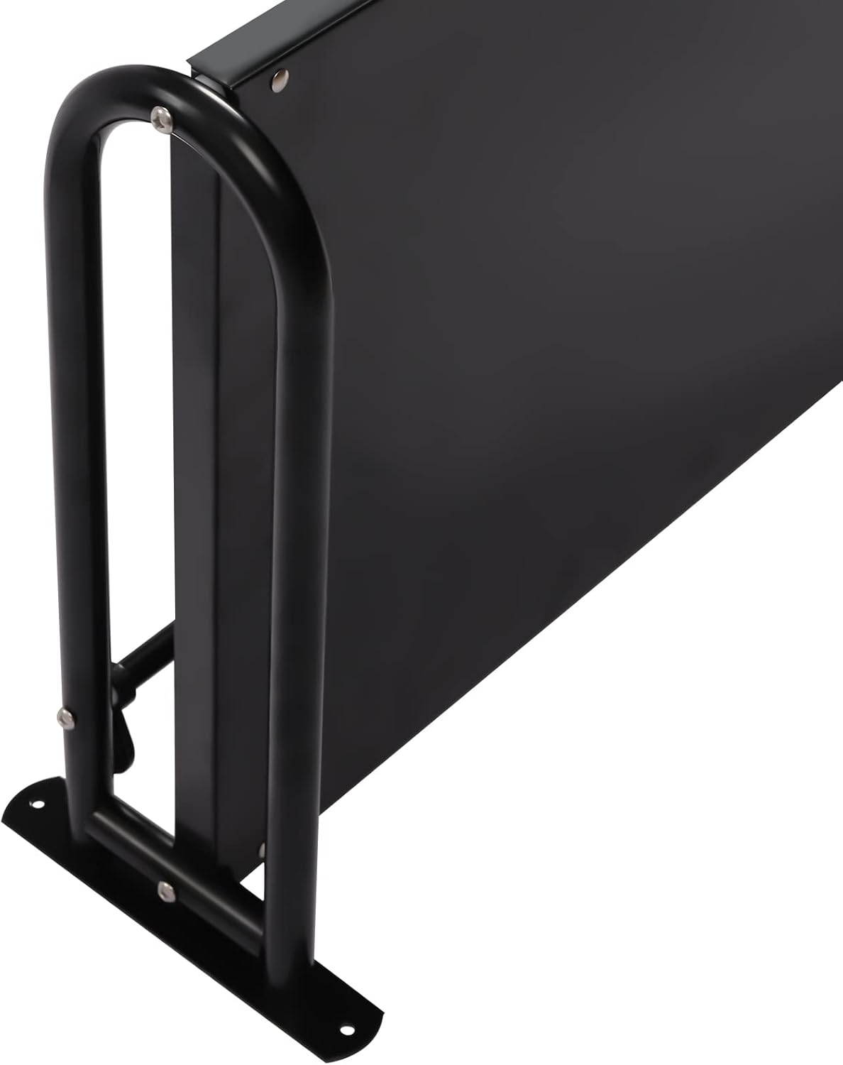 Miumaeov 20 x 15'' Carbon Steel Wall Shelf with 6 Hooks Wall Mounted Rack for Microwave or Household Grade Wall Mount Shelf with Fixing Kit Multifunctional Floating Shelves (Black)