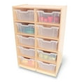 thumbnail image 5 of Whitney Brothers WB1671 10 Cubby Mobile Tray Storage Cabinet, 5 of 5