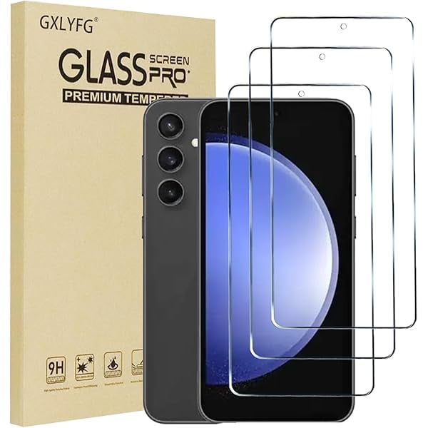 wonima11 3 Pack Tempered Glass Screen Protectors for Samsung Galaxy S25 FE, Anti Scratch, Bubble Free, 9H Hardness