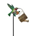 thumbnail image 2 of Outdoor Hanging Solar Lantern, Waterproof Openwork Hummingbird Watering Can Landscape Lights with Shepherd Hook, for Porch Lawn Driveway Backyard Pathway, 2 of 6