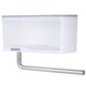 thumbnail image 2 of Ecoco Estante de almacenamiento de baño montado en la pared Caja de almacenamiento con barra de toal Tomshoo Titular de almacenamiento, 2 of 7