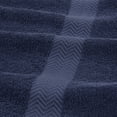 thumbnail image 4 of Premium Classic Ultra-Soft Cotton Assorted 12-Piece Eco-Friendly Towel Set - 27" x 54", 16" x 28", 13" x 13", Navy Blue, 4 of 6