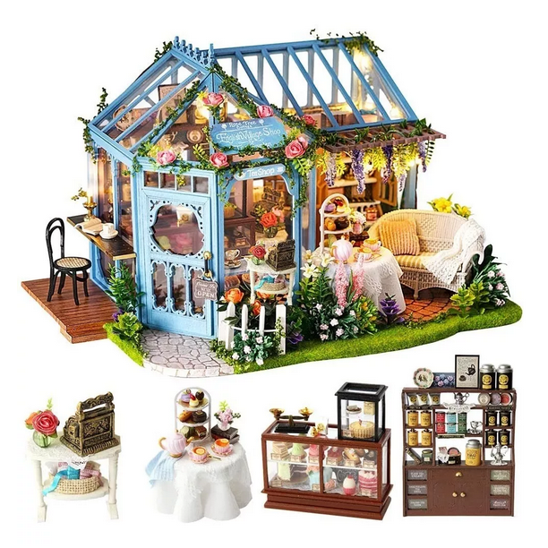 Casita Para Armar De Munecas Miniatura Multicolor Walmart en linea