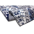 thumbnail image 2 of Furnish My Place Abstract Design Runner Rug - 2 ft. x 8 ft., Navy, Floor Rug with Rustic Print, 2 of 8