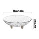 thumbnail image 3 of Bandeja de plástico para servir fruta | Plato decorativo para frutas estilo chino | Plato ligero para aperitivos para la cocina, 3 of 6