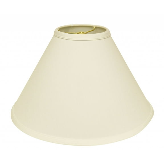 19" Ivory Deep Cone Slanted No Slub Lampshade