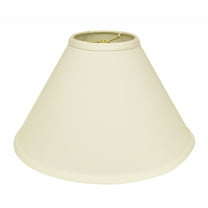 19" Ivory Deep Cone Slanted No Slub Lampshade