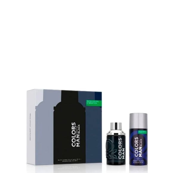 Perfume Benetton Color Black 2-Piece Set 100mL for Men