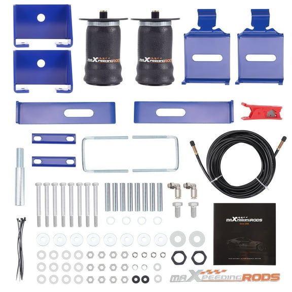 maXpeedingrods 2000 lbs Rear Air Suspension Bags Kit for Ford F-150 Pickup RWD 4WD 2004-2014 Lincoln Mark LT Lowered 2006-2009 Air Helper Spring Kit