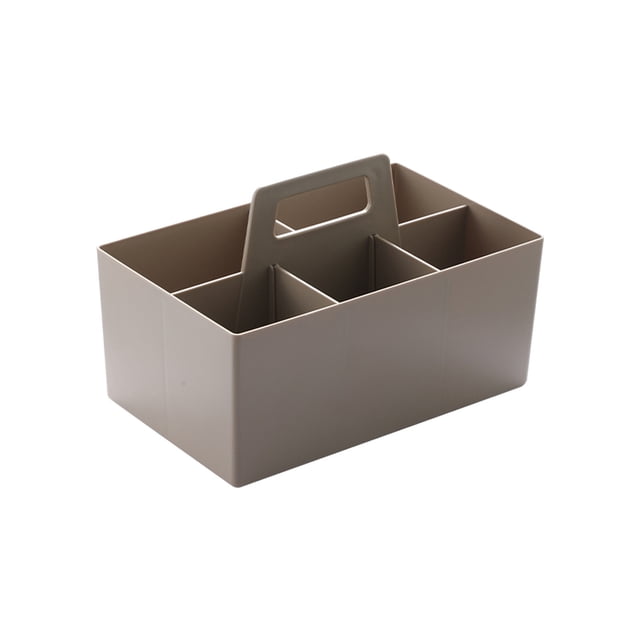 Stackable Hand Basket,Dormitory Storage Box with Partition,Desktop Organizer for Home,School,Office,Kitchen,Multi-Purpose Storage Basket for Cosmetics,Stationery,Small Household Items