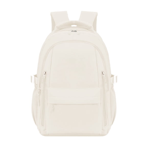 Fgnfyis School Backpack Unisex Lightweight Student Bookbag Comfortable Shoulder Straps Kids Backpack for Kids White