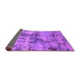 thumbnail image 2 of Ahgly Company Indoor Round Oriental Purple Industrial Area Rugs, 7' Round, 2 of 4