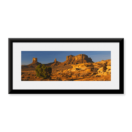 Framed Art Print, Rock Formations by Panoramic Images, 25-7/8" x 9-7/8"