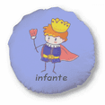 thumbnail image 1 of Infante Proposal Scribble Ingenuity Round Throw Pillow Home Decoration Cushion, 1 of 3