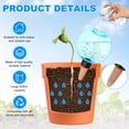 thumbnail image 2 of Uxcell 3-Pack Plant Self Watering Globes, 5.3 oz Bubble Water Bulbs for Indoor Plants, Self Watering Spikes [Azul], 2 of 6