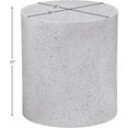 thumbnail image 3 of Meridian Furniture Terrazzo White End Table, 3 of 7