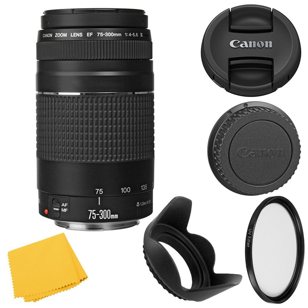 Canon EF 75300mm f/45.6 III Lens + DealExpo Essential Accessories