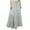 White, variant on Bimba Women Long Flaired Maxi Skirt White Printed
