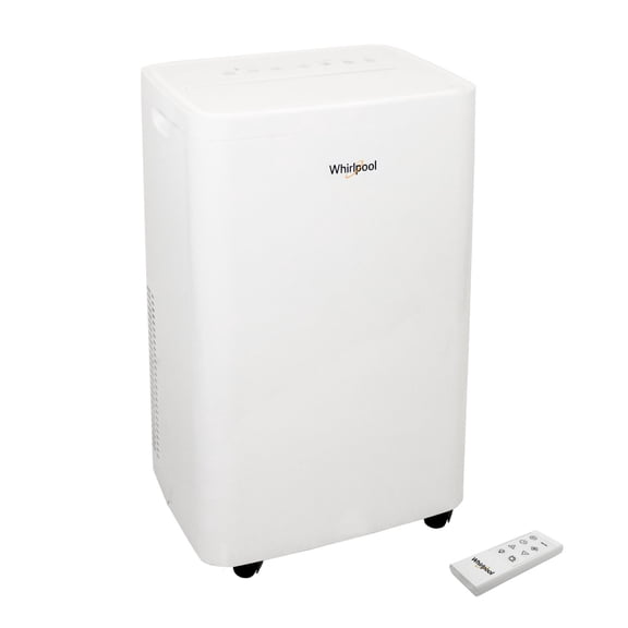 Whirlpool 12,000 BTU ASHRAE (8,300 BTU SACC) Portable Air Conditioner, WHNP121AW