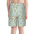 thumbnail image 3 of Cauagu Bees Print Swim Trunks for Men,Youth Boys Swim Shorts Compression Liner Beach Shorts Boys' Swimming Shorts 7-20 Years Bathing Suit-Medium, 3 of 7