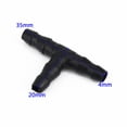 thumbnail image 4 of 50pcs Plastic Tee joint Hoses Coupling Connector Irrigation Drip System for4/7mm, 4 of 9