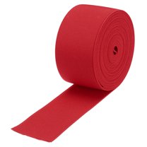 Elastic Bands for Sewing 2"(5cm) 5 Yard Red Knit Elastic Spool for Wigs, Waistband, Pants