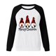 thumbnail image 3 of Gibobby Divertidas Sudaderas Blusa informal de manga larga con cuello Rojoondo y estampado de letras para mujer de Navidad (Negro, XL), 3 of 4
