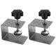 thumbnail image 1 of 2Pcs Home Improvement Smooth Woodworking Drawer Front Installation Clamp Hardware Jig Accessories Stainless Steel S, 1 of 5