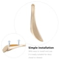 thumbnail image 4 of Quqiuxian 2 Pcs Cabinet Handles Leaf Shape Door Pulls Drawer Handles Furniture Pulls, 4 of 5