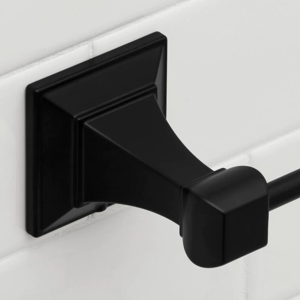 Lorent Matte Black Toilet Paper Holder