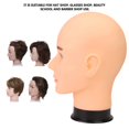 thumbnail image 1 of Male Mannequin Head, Hat Display Hairdressing Training Makeup Hairdresser Head Practice Training, Professional Wig Training Practice Model Head, 1 of 7